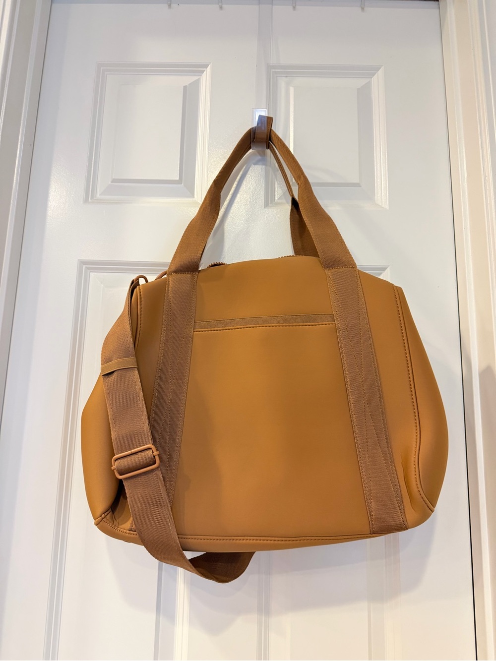 Quince All-Day Neoprene Duffle Bag in Camel